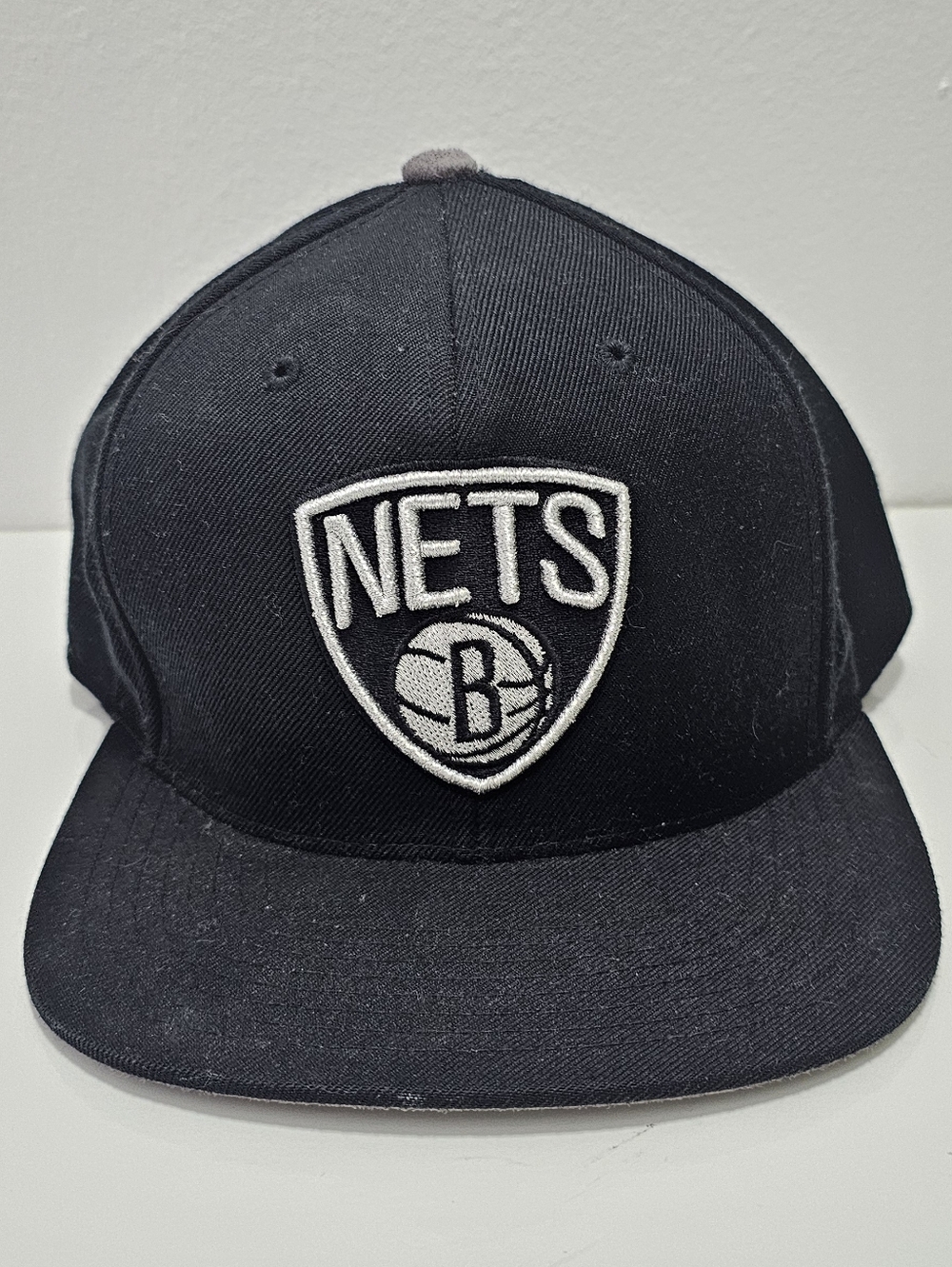 Mitchell & Ness NBA Brooklyn Nets Black Fitted Hat